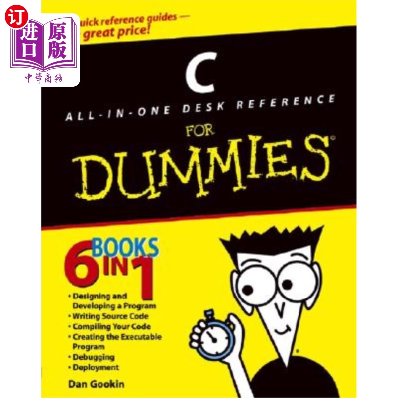 海外直订C All-In-One Desk Reference for Dummies C假人的一桌参考资料