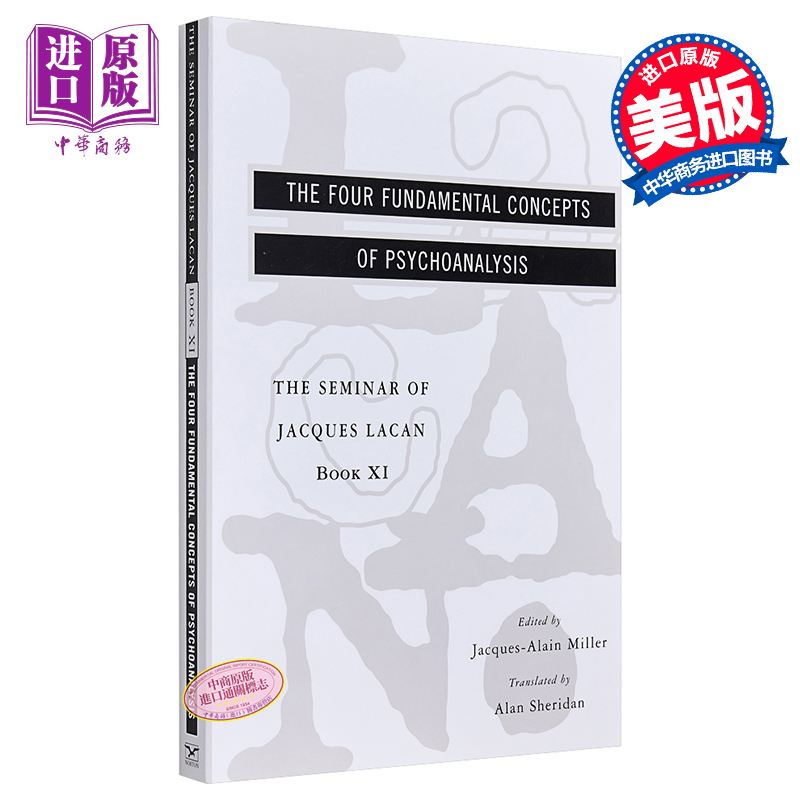 【中商原版】心理学的四个基本概念 英文原版 The Seminar of Jacques Lacan