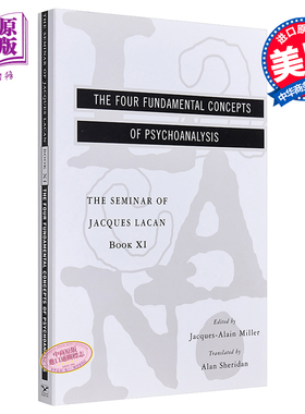 【中商原版】心理学的四个基本概念 英文原版 The Seminar of Jacques Lacan