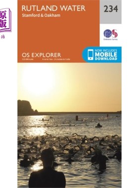 海外直订Rutland Water, Stamford and Oakham 拉特兰水，斯坦福德和奥克姆