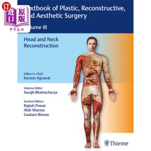 Reconstructive 重建 整形 Plastic Head Aesthetic and 教科书 海外直订医药图书Textbook Surgery Neck Vol
