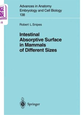 海外直订Intestinal Absorptive Surface in Mammals of Different Sizes 不同大小哺乳动物肠道吸收面