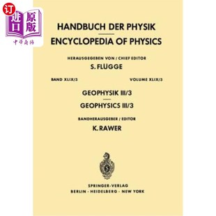 Part Geophysik Teil 地球物理学III 第三部分 海外直订Geophysics 地球物理学III：第三部分 III