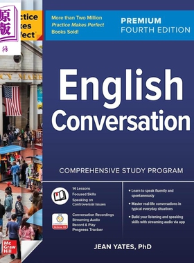 熟能生巧 英语对话 英文原版 第四版 Practice Makes Perfect English Conversation Premium Fourth Edition【中商原版】