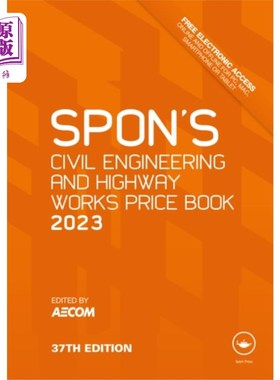 海外直订Spon's Civil Engineering and Highway Works Price... Spon的土木工程和公路工程价格书2023