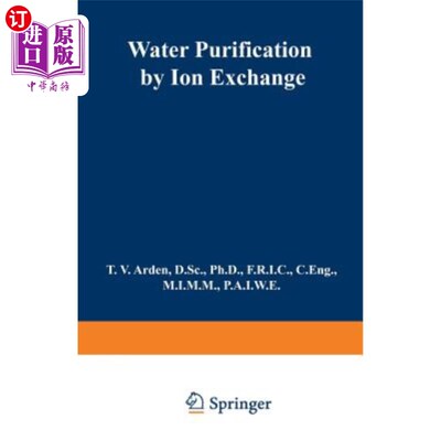 海外直订Water Purification by Ion Exchange 离子交换法净水