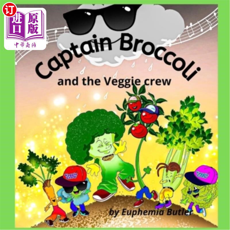 海外直订Captain Broccoli and the Veggie crew 西兰花船长和素食船员