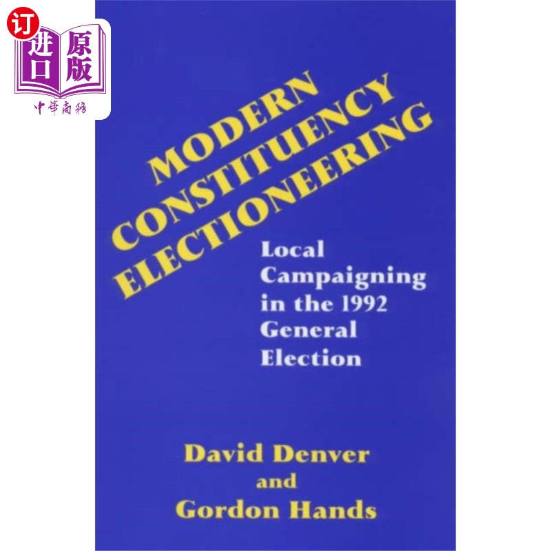 海外直订Modern Constituency Electioneering现代选区选举