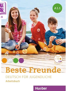 【德文版】青少儿德语教材 A1.1+A1.2 Beste Freunde A1 Paket Arbeitsbuch A1.1+A1.2 德文原版 Collectif【中商原版】