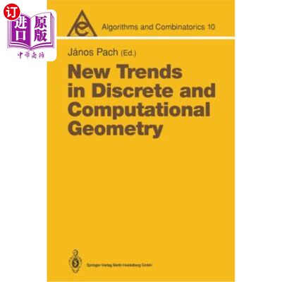 海外直订New Trends in Discrete and Computational Geometry 离散计算几何的新动向