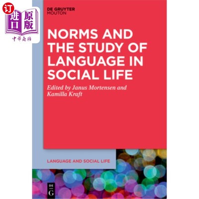 海外直订Norms and the Study of Language in Social Life 规范与社会生活中的语言研究