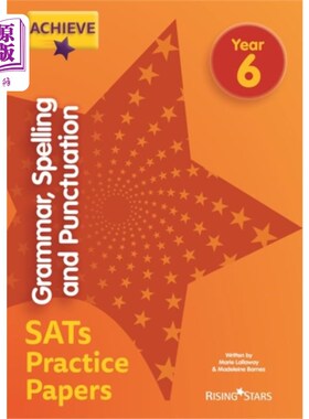 海外直订Achieve Grammar, Spelling and Punctuation SATs Practice Papers Year 6 完成语法、拼写和标点符号SAT练习论文第6年
