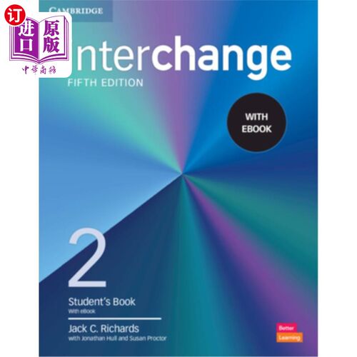 海外直订Interchange Level 2 Student's Book with eBook [With eBook] 用电子书交换二级学生课本[用电子书]