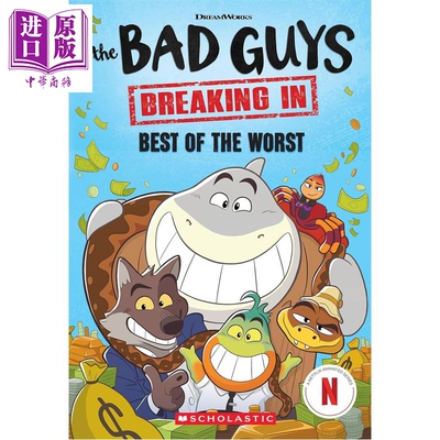 坏蛋联盟剧版故事书1 坏蛋之王 Best of the Worst Bad Guys TV Chapter Book  1 英文原版  Maria S  Barbo  【中商原版】