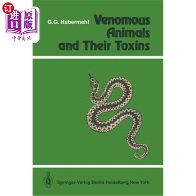 海外直订医药图书Venomous Animals and Their Toxins 有毒动物及其毒素