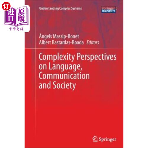 海外直订Complexity Perspectives on Language, Communication and Society 语言、交际与社会的复杂性透视