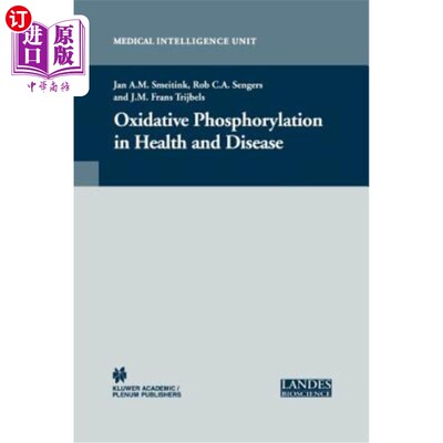 海外直订医药图书Oxidative Phosphorylation in Health and Disease 氧化磷酸化在健康和疾病中的作用