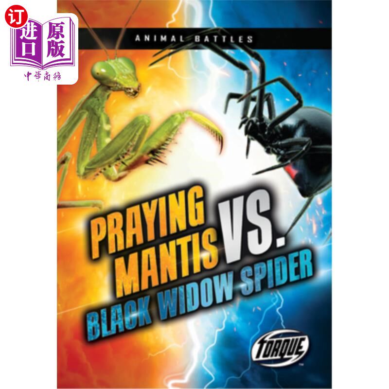 海外直订Praying Mantis vs. Black Widow Spider 螳螂vs黑寡妇蜘蛛