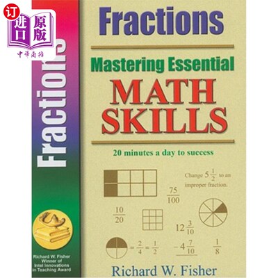 海外直订Mastering Essential Math Skills: Fractions 掌握基本数学技能：分数