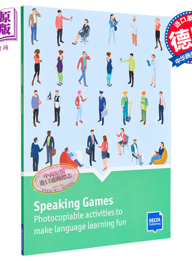 现货 Speaking Games Book with photocopiable activites 口语游戏书 含可复印的活动内容 英文原版进口教辅参考书【中商原版】