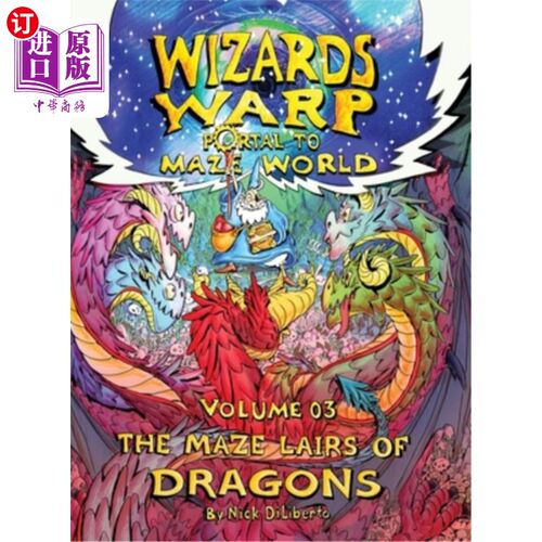 海外直订Wizards Warp: The Maze Lairs Of Dragons (Volume3) 巫师曲速:龙穴迷宫(第三卷)