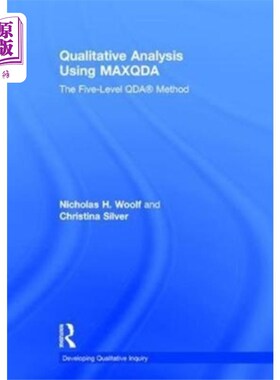 海外直订Qualitative Analysis Using MAXQDA 使用MAXQDA进行定性分析