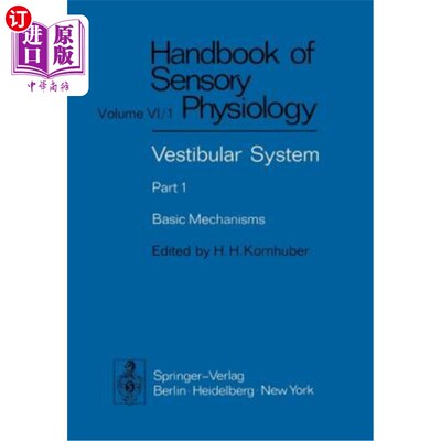 海外直订医药图书Vestibular System Part 1: Basic Mechanisms 前庭系统第1部分：基本机制