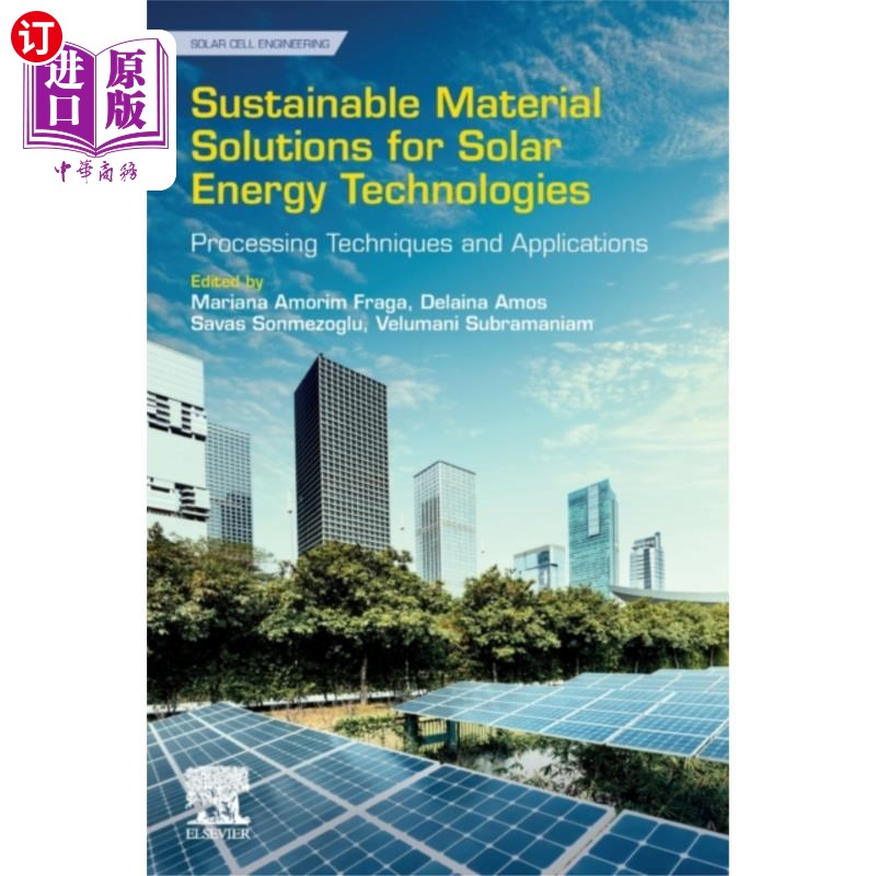 海外直订Sustainable Material Solutions for Solar Energy ... 太阳能技术的可持续材料解决方案