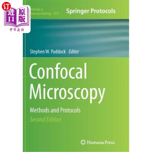 海外直订Confocal Microscopy: Methods and Protocols 共聚焦显微术:方法和协议
