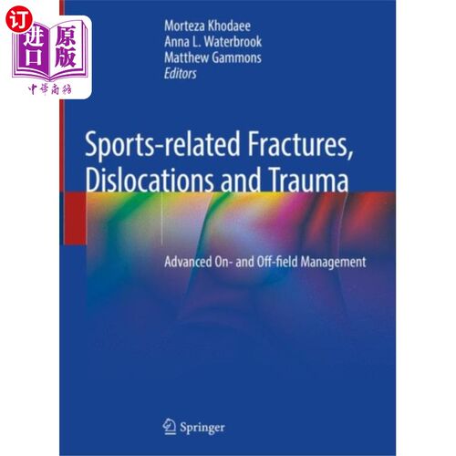海外直订医药图书Sports-related Fractures, Dislocations and Trauma 运动相关骨折、脱位和创伤