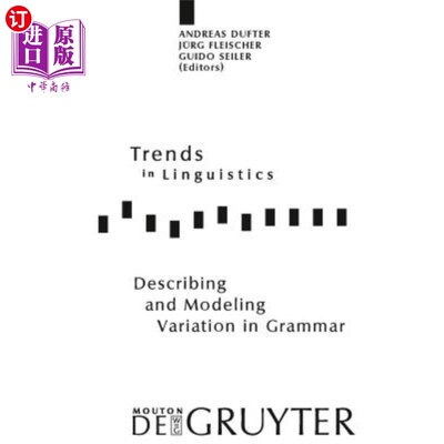 海外直订Describing and Modeling Variation in Grammar 语法变异的描述与建模
