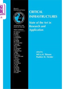 海外直订Critical Infrastructures State of the Art in Research and Application 关键基础设施的研究和应用的艺术状态