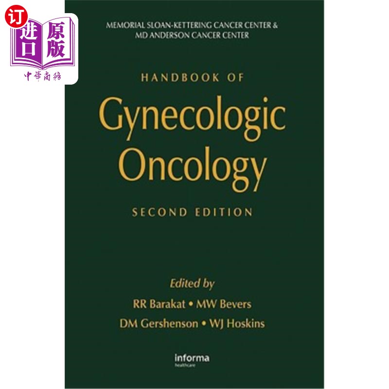 海外直订医药图书Handbook of Gynecologic Oncology, Second Edition 妇科肿瘤学手册,第二版