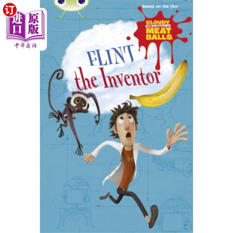 海外直订Bug Club Independent Fiction Year Two  Gold A Cloudy with a Chance of Meatballs: 虫子俱乐部独立小说第二年黄