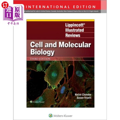 海外直订医药图书Lippincott Illustrated Reviews: Cell and Molecul... 利平科特图解评论:细胞与分子生物学