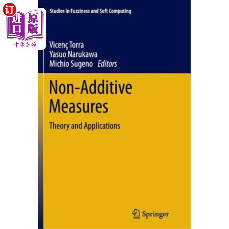 海外直订Non-Additive Measures: Theory and Applications 非相加测度:理论与应用