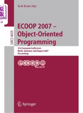 海外直订ECOOP 2007: Object-Oriented Programming ECOOP 2007：面向对象编程