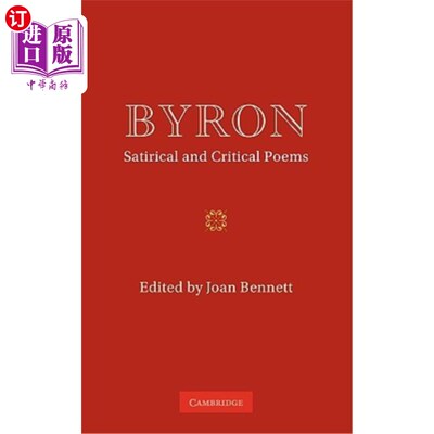 海外直订Byron: Satirical and Critical Poems 拜伦：讽刺与批判诗