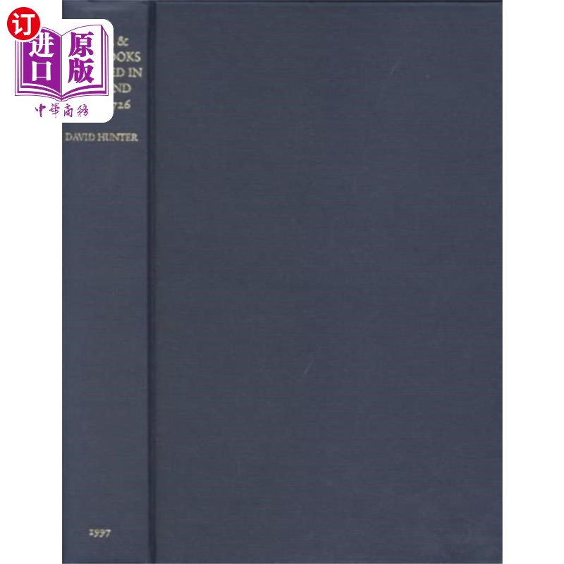 海外直订Opera and Song Books Published in England, 1703-... 歌剧和歌曲集在英国出版，1703-1726年