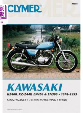 海外直订Kawasaki Kz400/Z440 En450/500 74-95 川崎Kz400/Z440 En450/500 74-95
