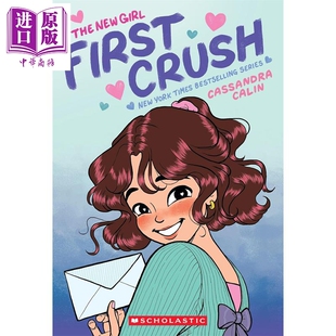 预售 The New Girl 细腻少女日常 Calin Novel 中商原版 初恋 插画师Cassandra 英文原版 Crush First Graphic 女孩2 新来