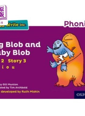 海外直订Read Write Inc. Phonics: Purple Set 2 Storybook ... Read Write公司拼读:紫色套装2故事书3大斑点和婴儿斑点