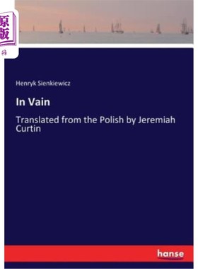 海外直订In Vain 徒劳的