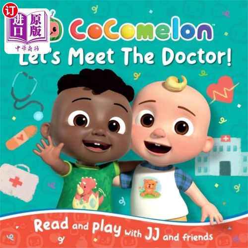 海外直订COCOMELON: LET'S MEET THE DOCTOR PICTURE BOOK Cocomelon:让我们见见医生图画书