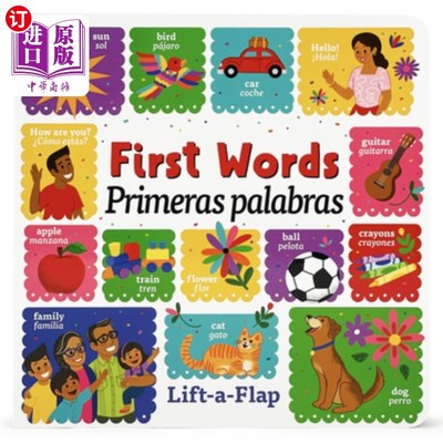 海外直订First Words / Primeras Palabras (Bilingual) 双语词汇(双语)