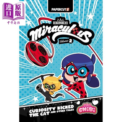 预售 瓢虫少女Q版卷2 好奇害死猫与其他故事 Miraculous Chibi Vol 2 英文原版 Josh Trujillo【中商原版】