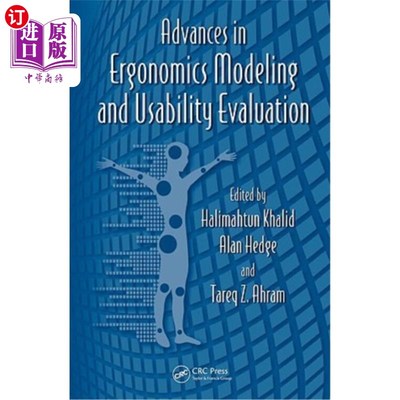 海外直订Advances in Ergonomics Modeling and Usability Evaluation 人机工程学建模与可用性评估研究进展