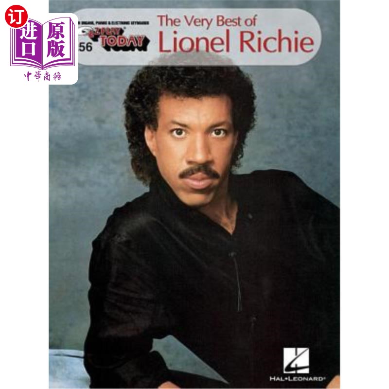 海外直订The Very Best of Lionel Richie: E-Z Play Today Volume 256 莱昂内尔·里奇的绝妙之作：《今日E-Z》第256卷