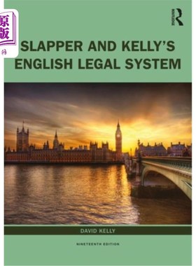 海外直订Slapper and Kelly's the English Legal System 斯莱普和凯利是英国法律体系