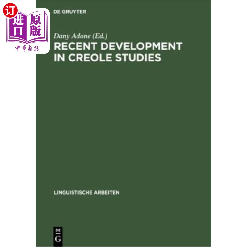 海外直订Recent Development in Creole Studies 克里奥尔语研究的最新进展